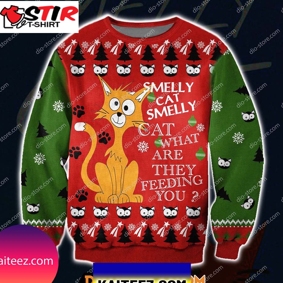Smelly Cat  Phoebe From Friends Movie 3D All Over Print Christmas Ugly Sweater