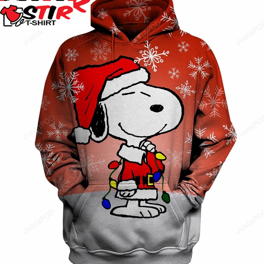 Snoopy Christmas 3D All Over Printed Hoodie Zip Up Hoodie Ugly