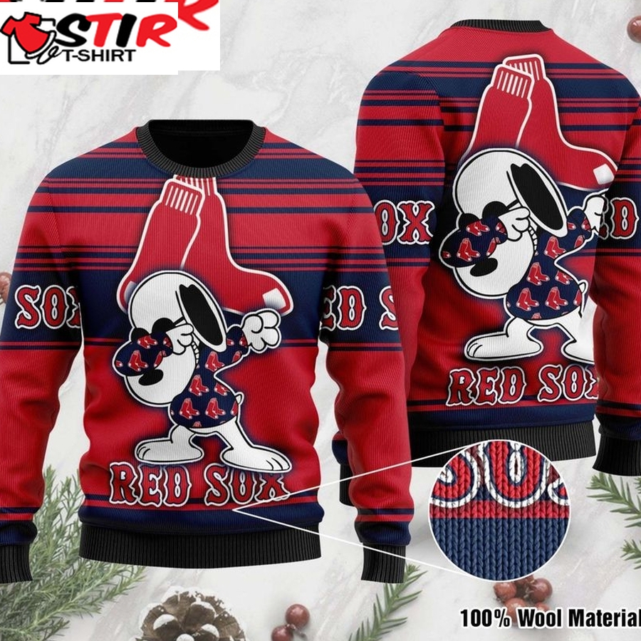 Snoopy Love Boston Red Sox For Baseball Mlb Fanssweater Ugly Christmas