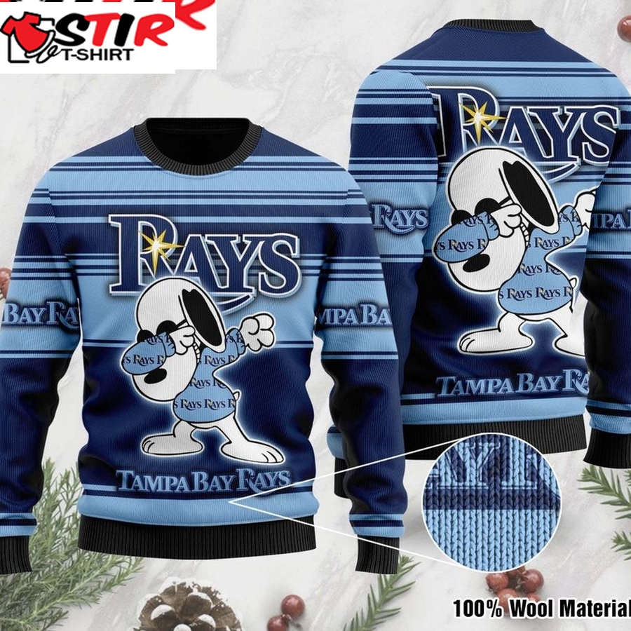 Snoopy Love Tampa Bay Rays For Baseball Mlb Fanssweater Ugly Christmas