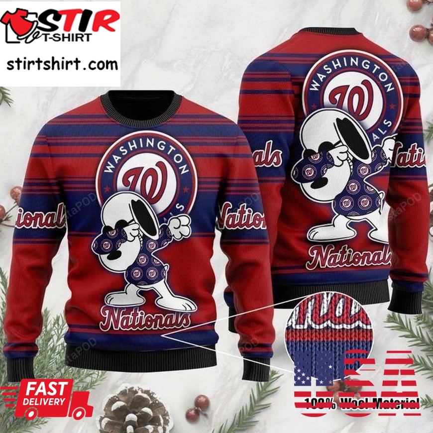Snoopy Washington Nationals Ugly Christmas Sweater, All Over Print Sweatshirt, Ugly Sweater, Christmas Sweaters, Hoodie, Sweater