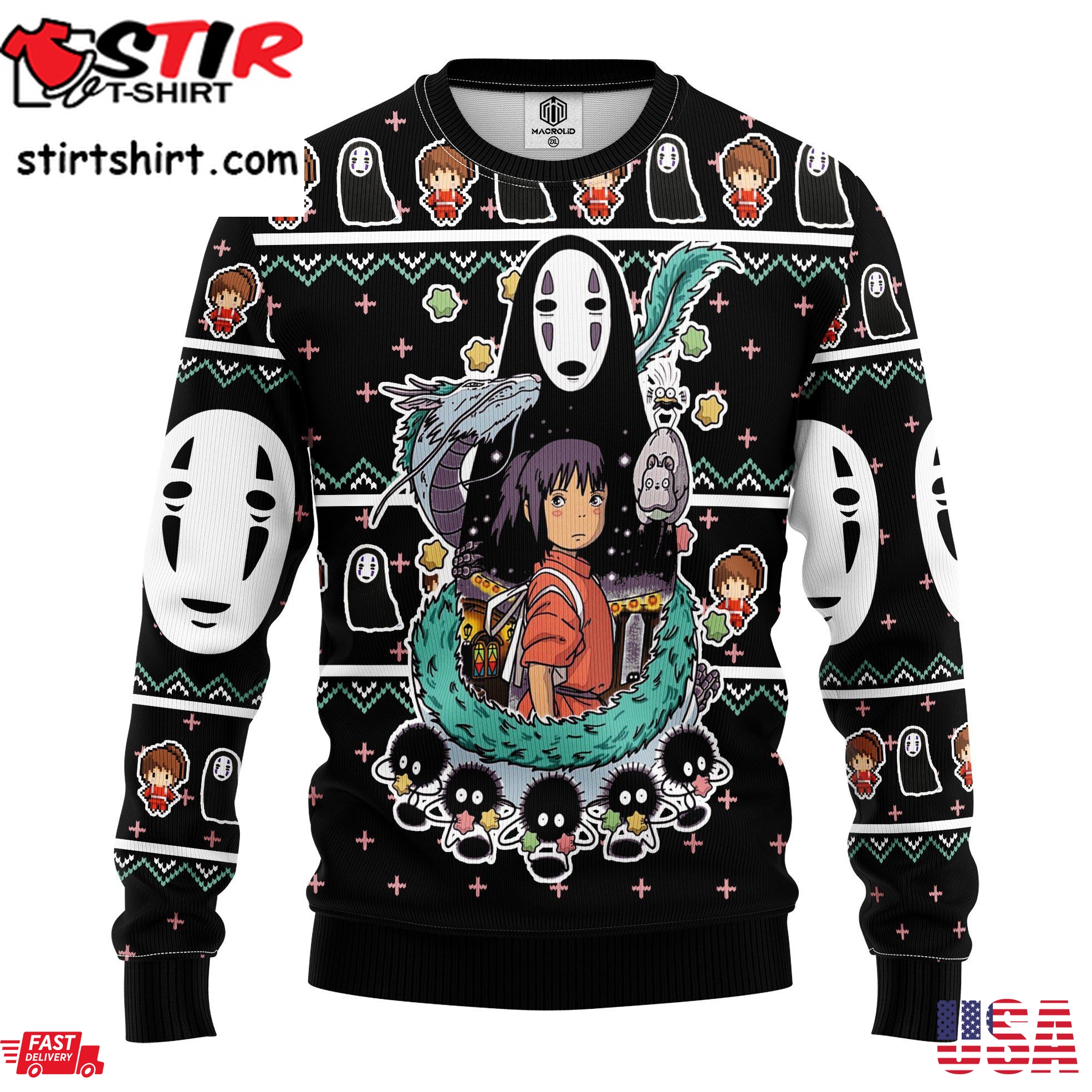 Spirited Away Ghibli Ugly Sweater