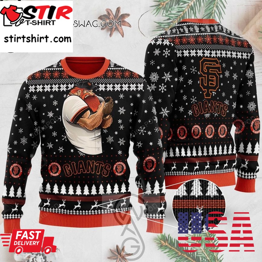 Sports Baseball Team San Francisco Giants Ugly Christmas Sweater