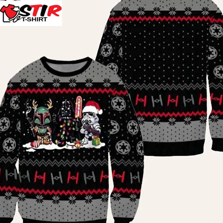 Star War Chibi Star Wars Christmas Ugly Sweater Shirt