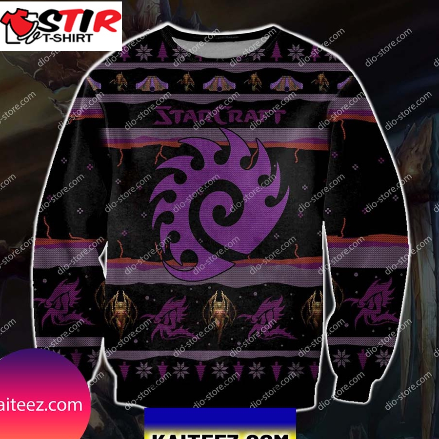 Starcraft 3D All Over Printed Christmas Ugly Sweater