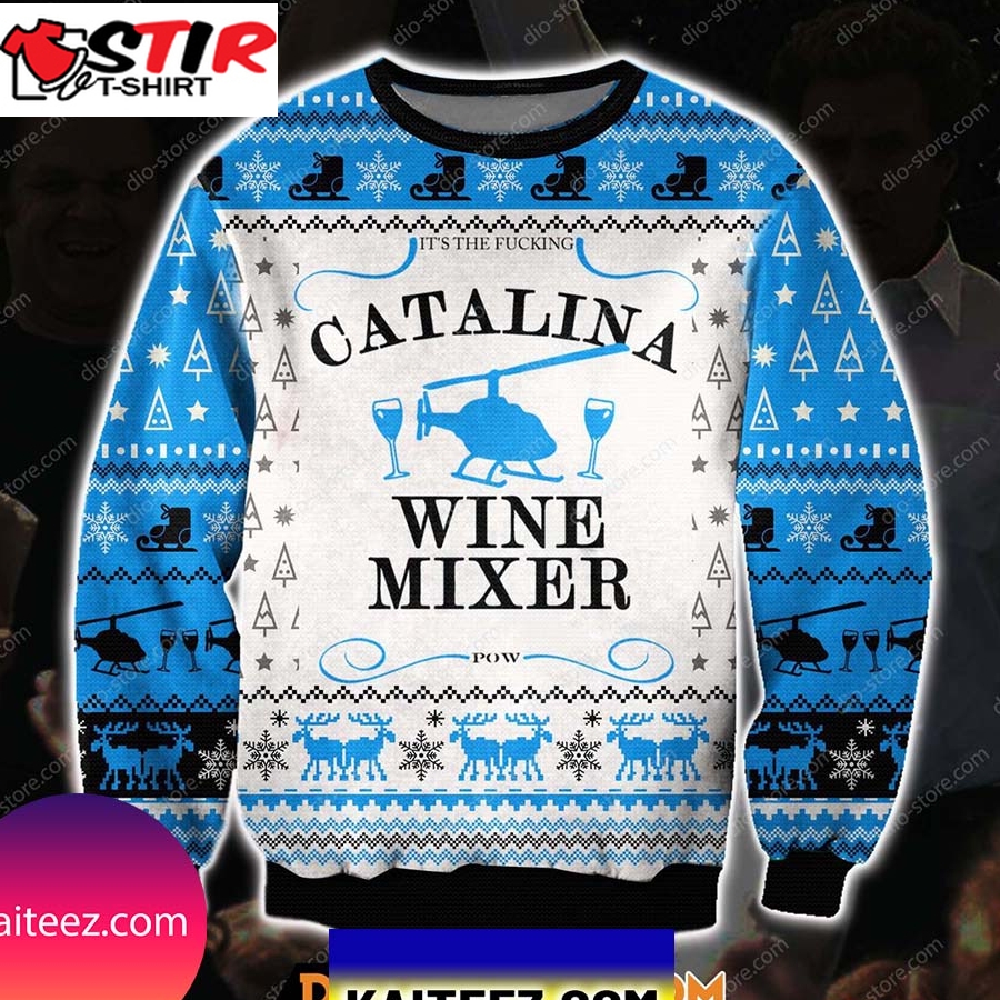 Step Brothers Catalina Wine Mixer 3D All Over Print Christmas Ugly Sweater