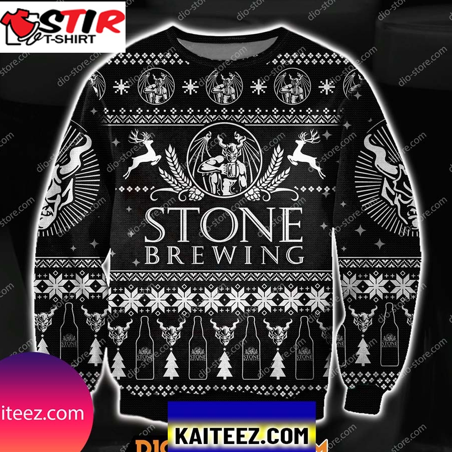 Stone Brewing 3D All Over Print Christmas Ugly Sweater