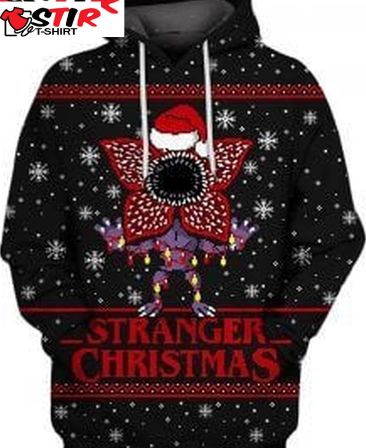 Stranger Christmas 3D All Over Print Hoodie Zip Up Hoodie Ugly