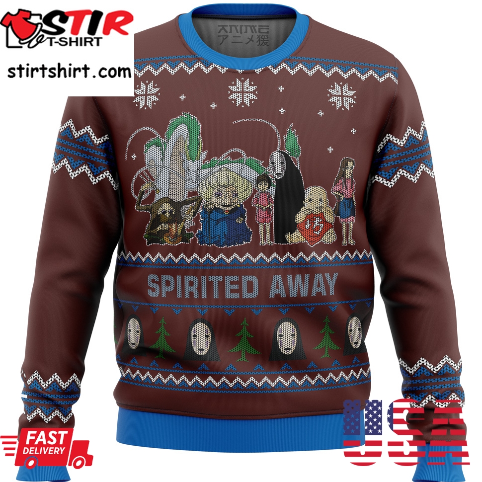 Studio Ghibli Spirited Away Alt Ugly Christmas Sweater