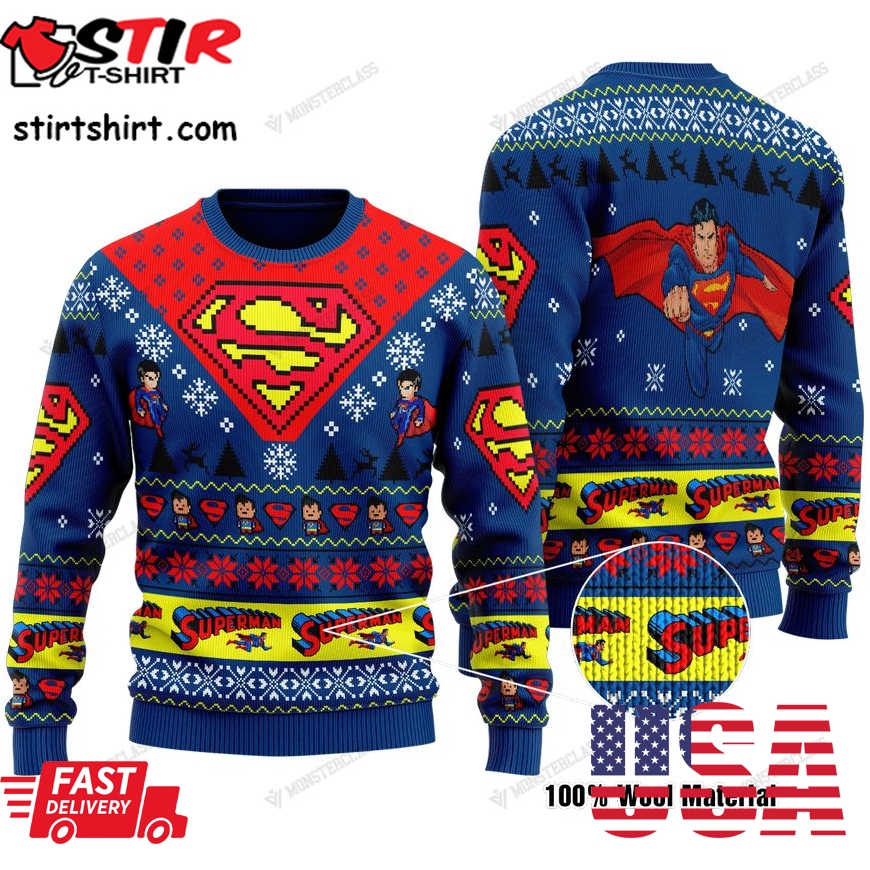 Superman Dc Comics Sweater