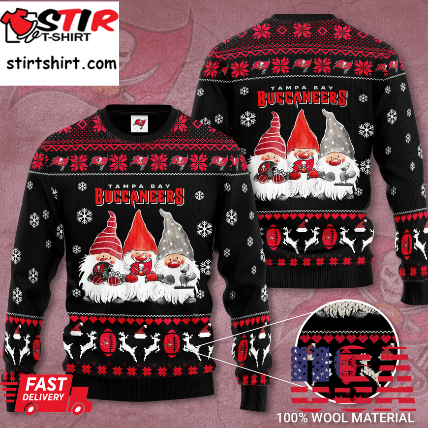 Tampa Bay Buccaneers Gnome De Noel Christmas Ugly Sweaterpng
