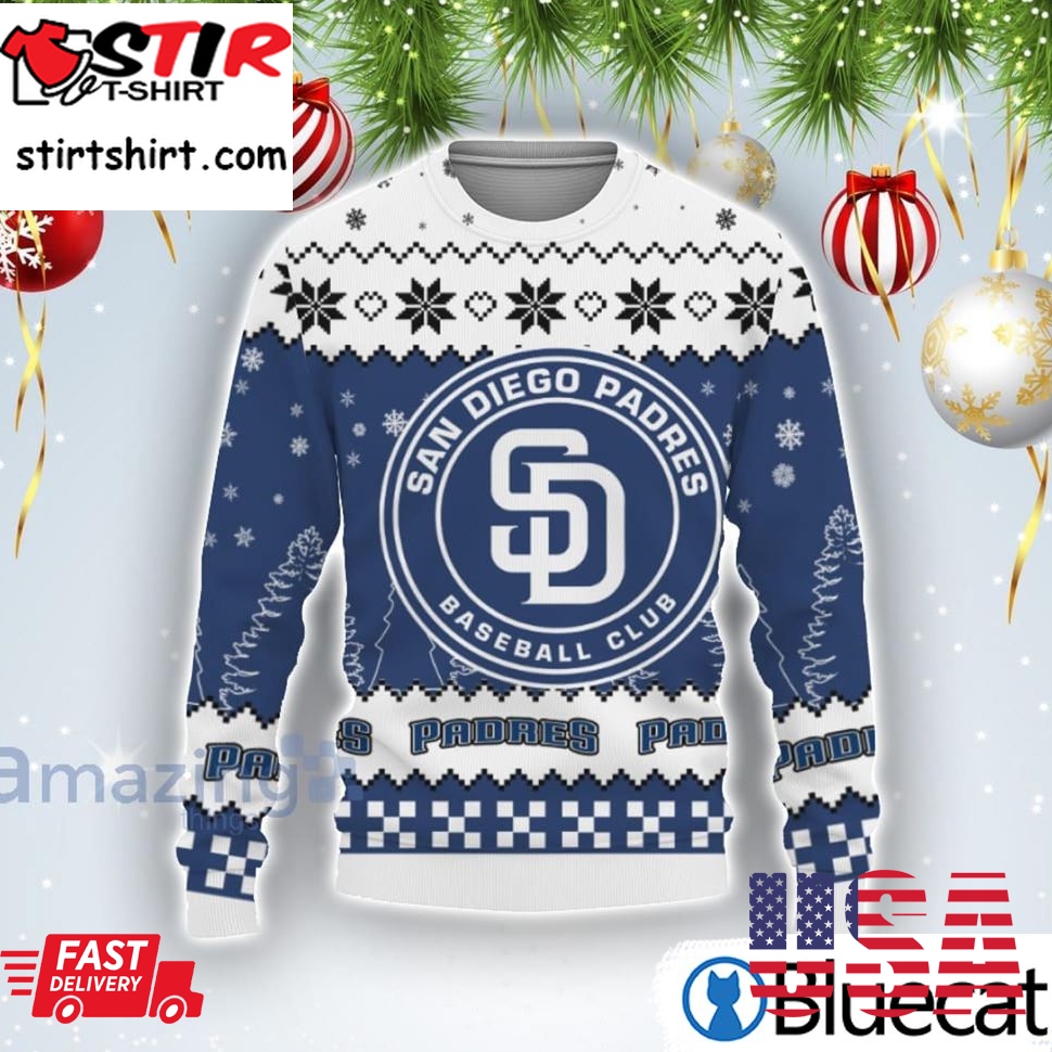 Team Logo San Diego Padres Ugly Christmas Sweater