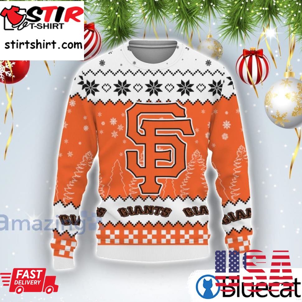 Team Logo San Francisco Giants Ugly Christmas Sweater