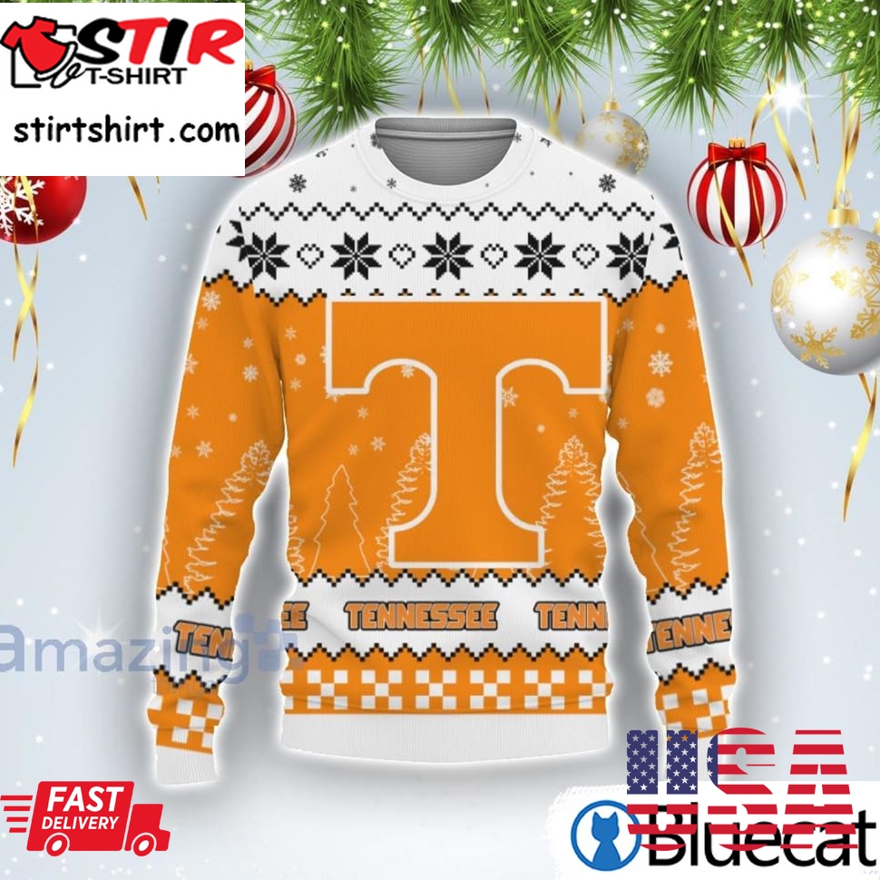 Team Logo Tennessee Volunteers Ugly Christmas Sweater
