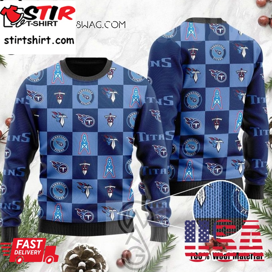 Tennessee Titans For Fans Holiday Party Ugly Christmas Sweater
