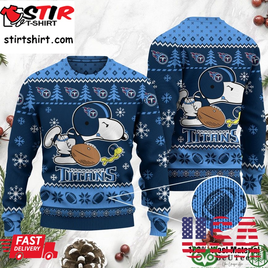 Tennessee Titans Snoopy Ugly Sweater Nfl