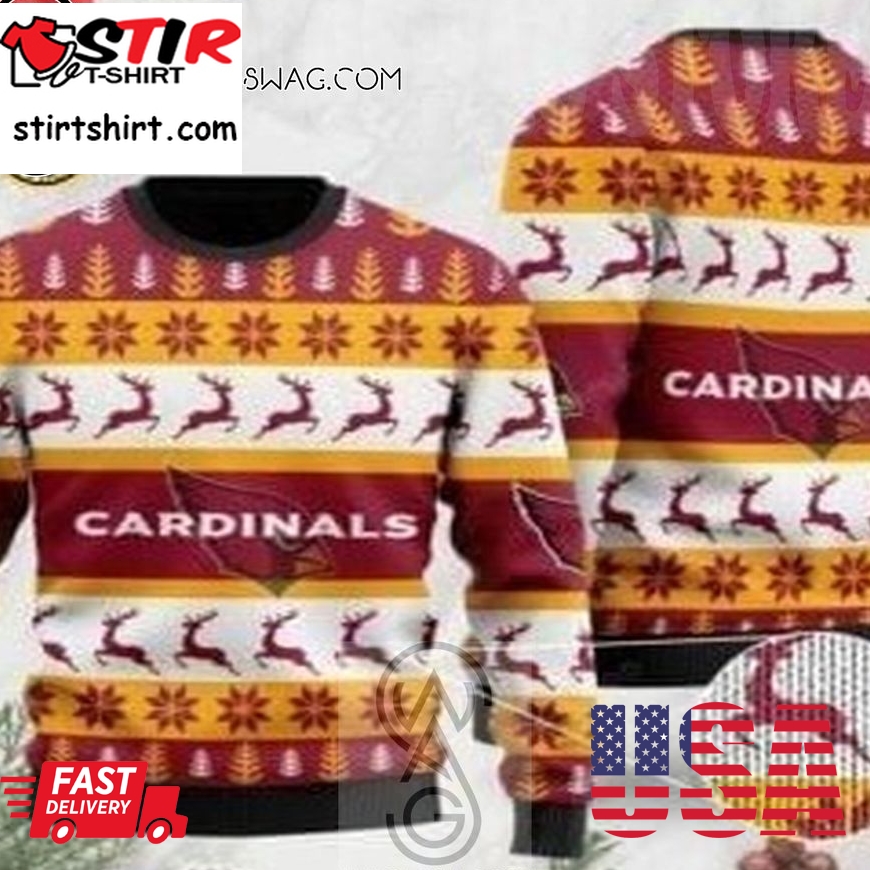 The Arizona Cardinals Holiday Party Ugly Christmas Sweater
