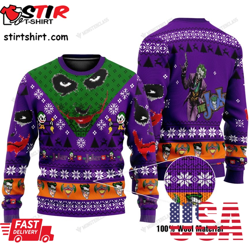 The Joker Dc Comics Christmas Sweater