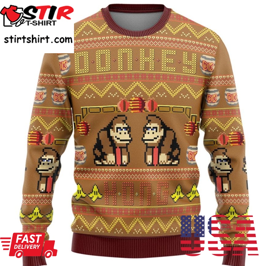 Two Donkey Kong Ugly Sweater