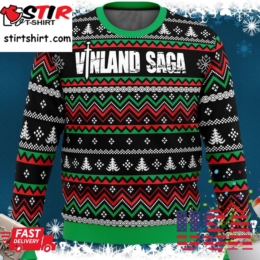 Viking Ship Vinland Saga Christmas Sweater