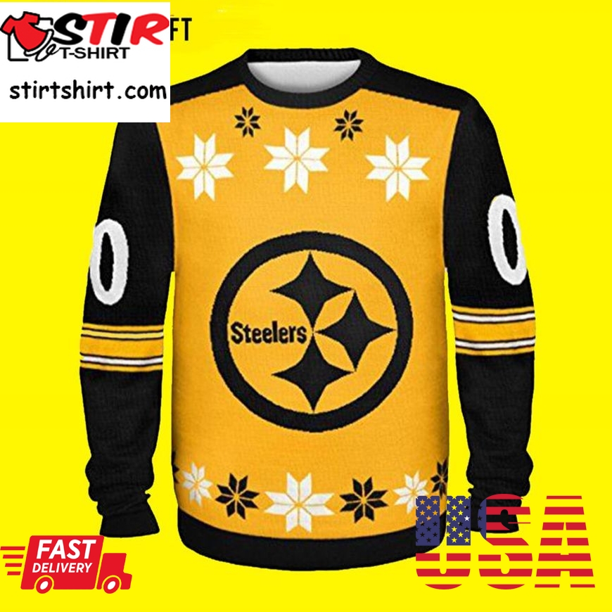Vintage Pittsburgh Steelers Ugly Christmas Sweater