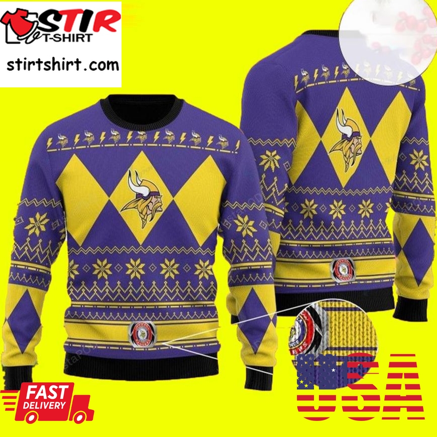 Woolen Minnesota Vikings Ugly Christmas Sweater