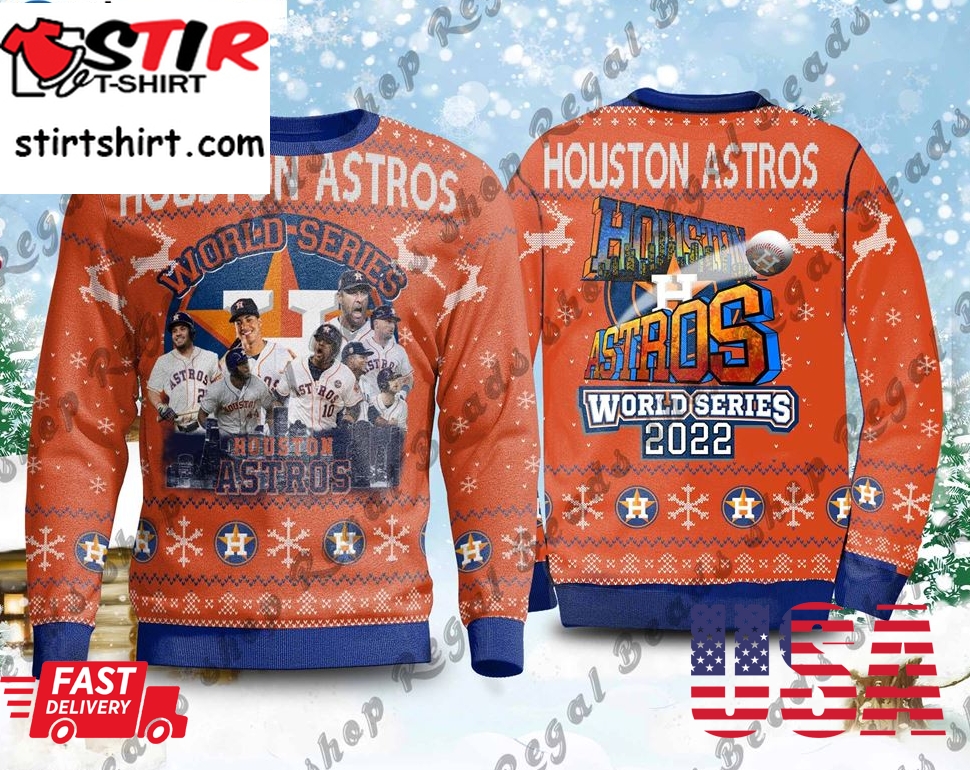 World Series Champion Houston Astros Christmas Ugly Sweater
