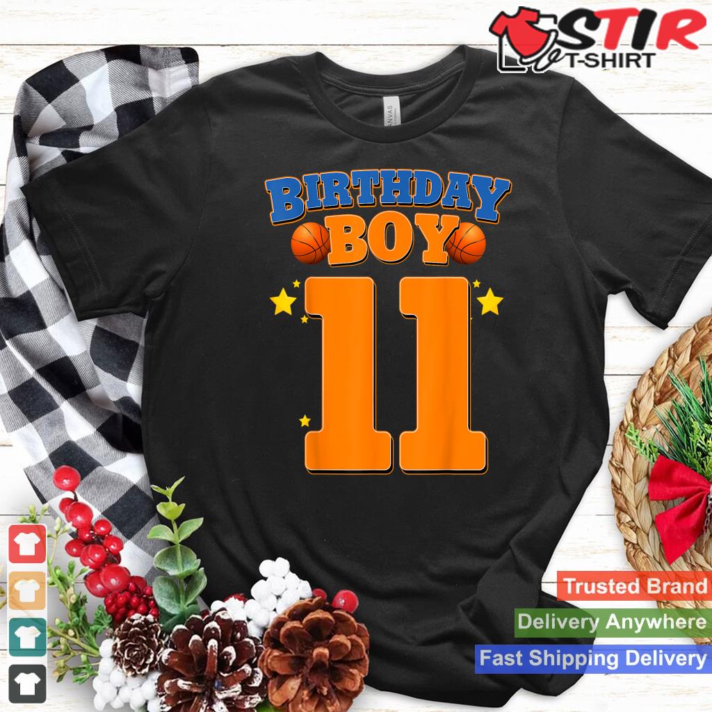 11Th Birthday Boy Shirt Basketball 11 Years Old Kids Gift