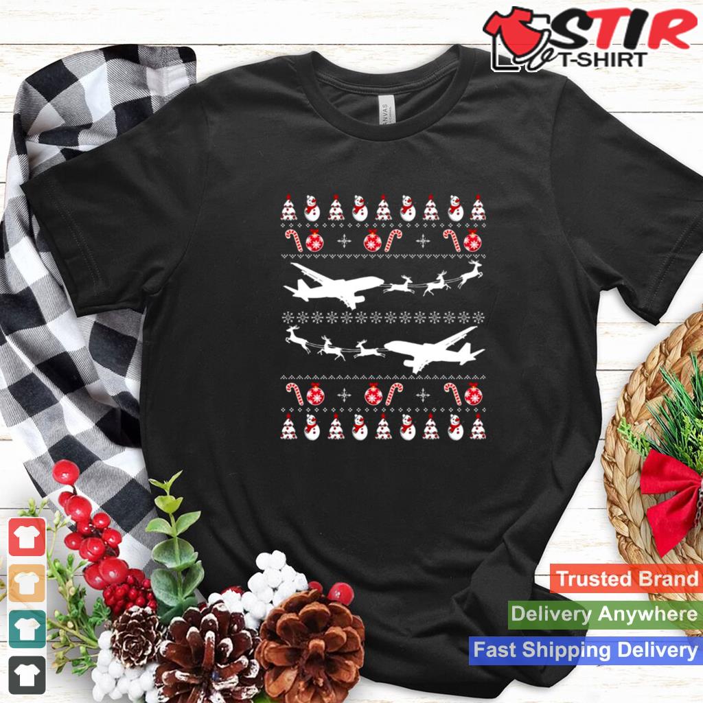 Aircraft Pilot Christmas Style Shirt Shirt Hoodie Sweater Long Sleeve