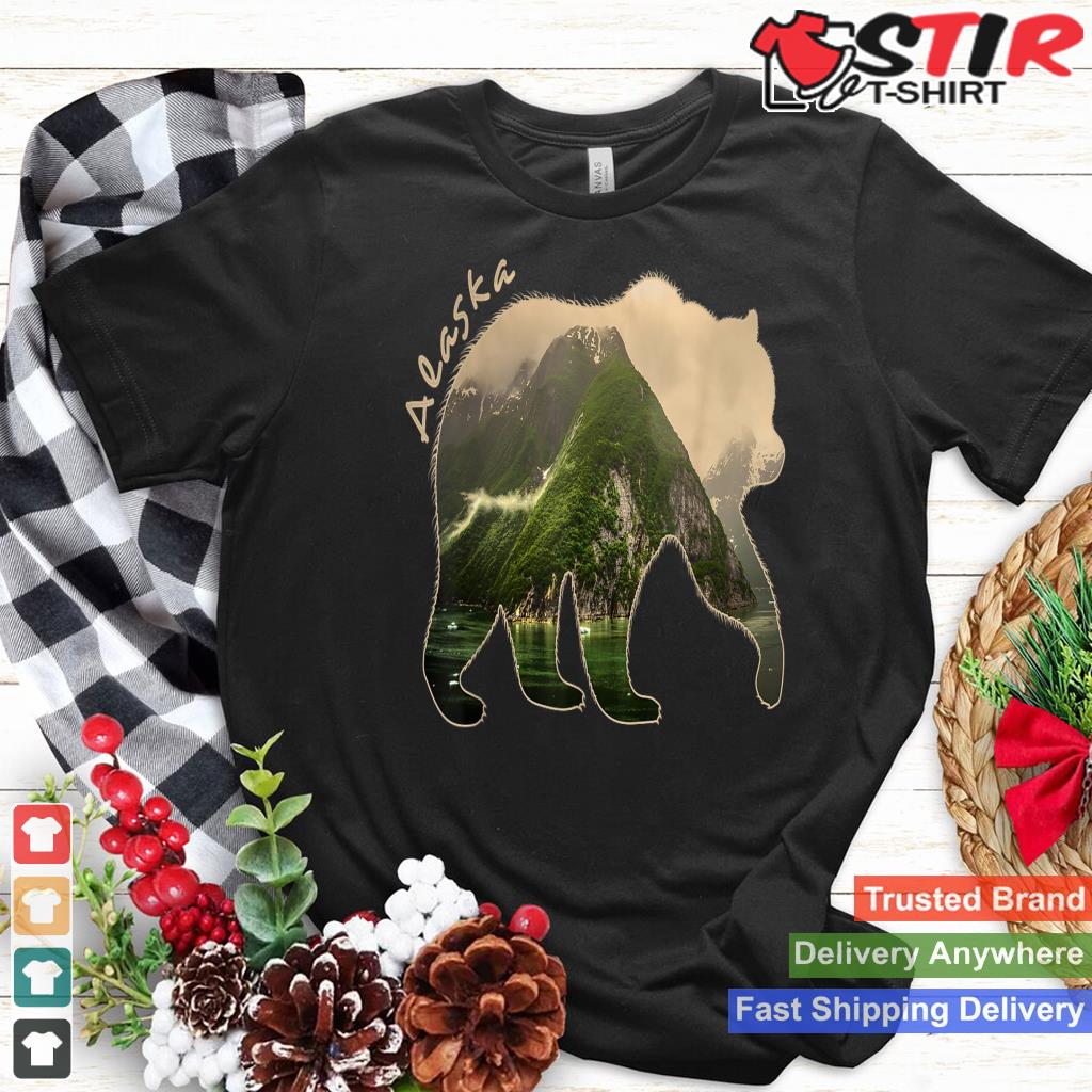 Alaska Bear T Shirt Grizzly Bear Shirt Short Sleeve Gift