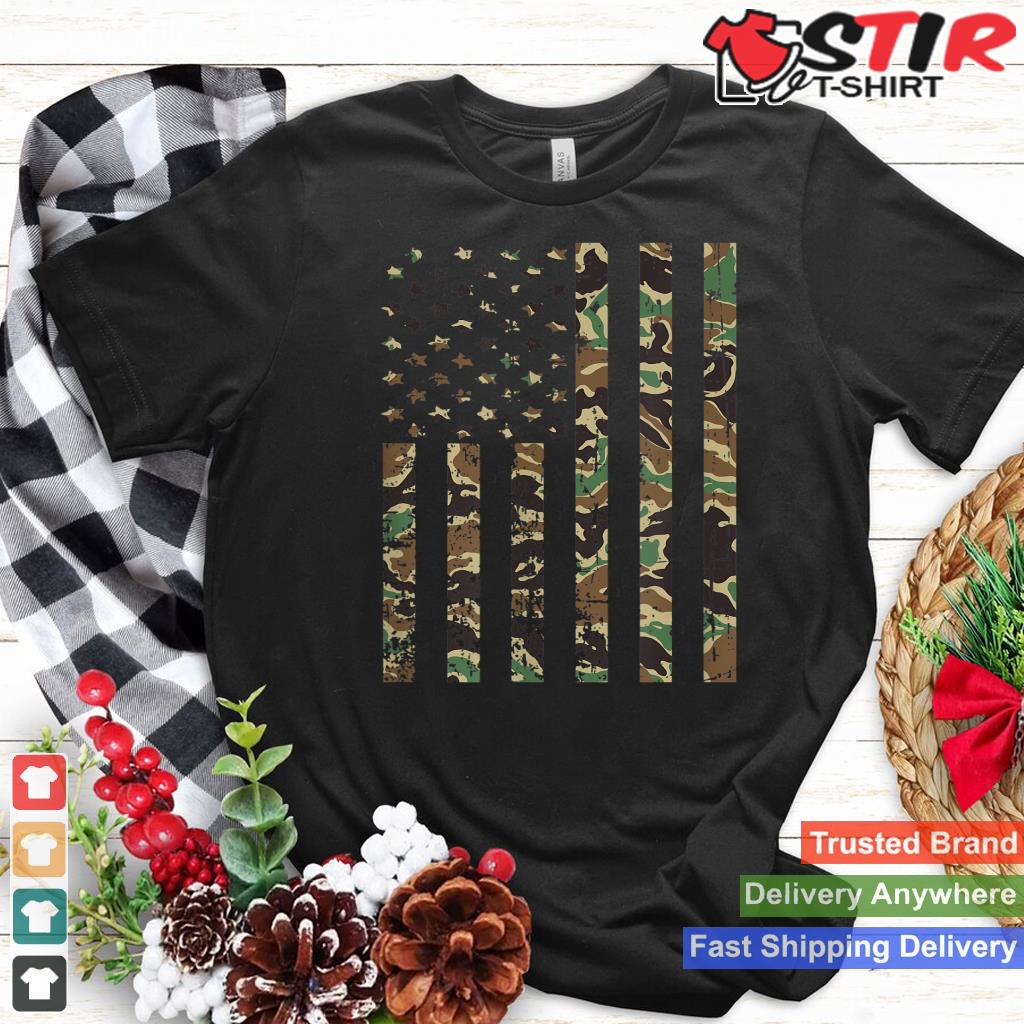 American Flag Camo Pattern Army Military Cool Patriotic Gift_1