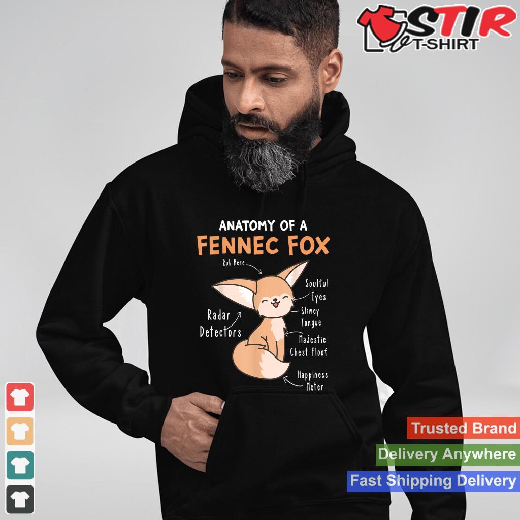 Anatomy Of A Fennec Fox Cute Fox Lover Gift Fennec Fox