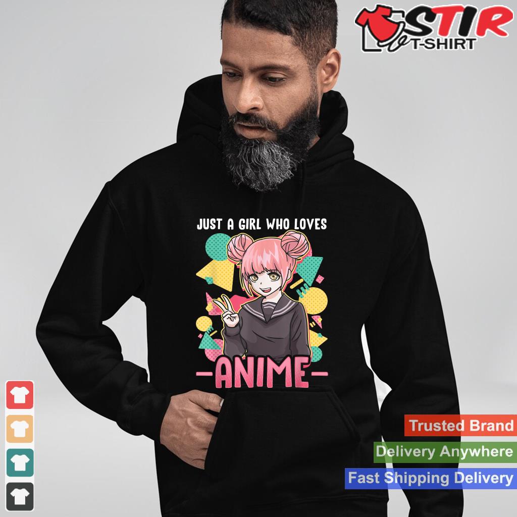 Anime Shirts For Girls Women Just A Girl Who Loves Anime