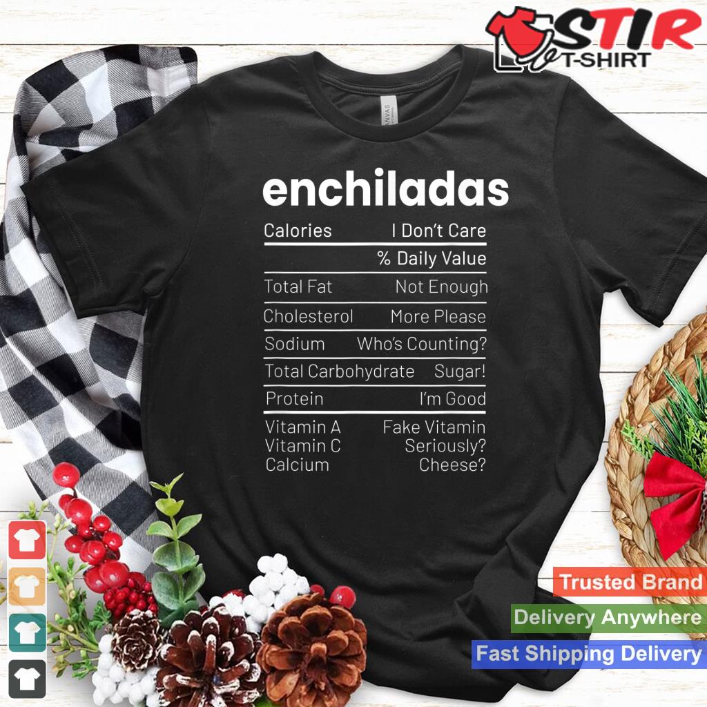 Anti Vegan Enchiladas Carnivore Nutrition Facts Label Funny