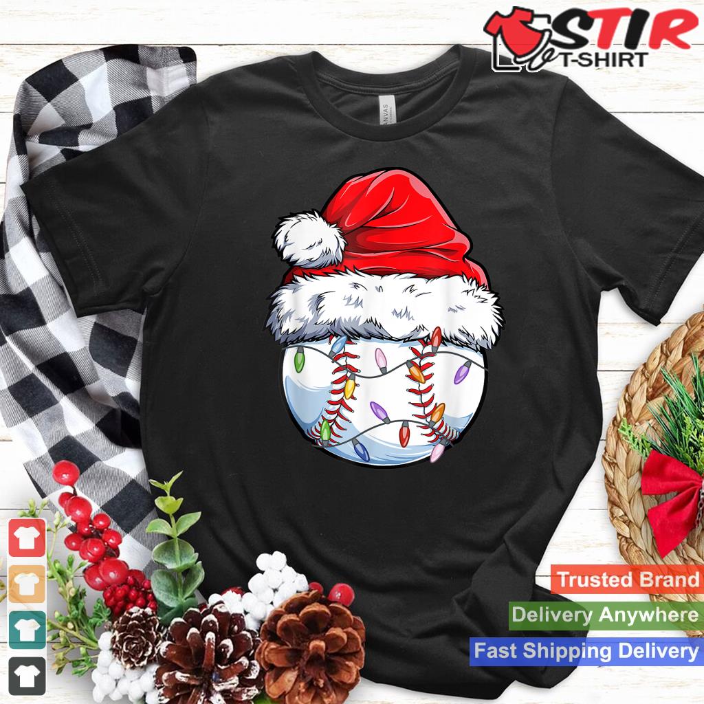 Baseball Christmas Santa Hat   Funny Baseball Xmas Holiday_1