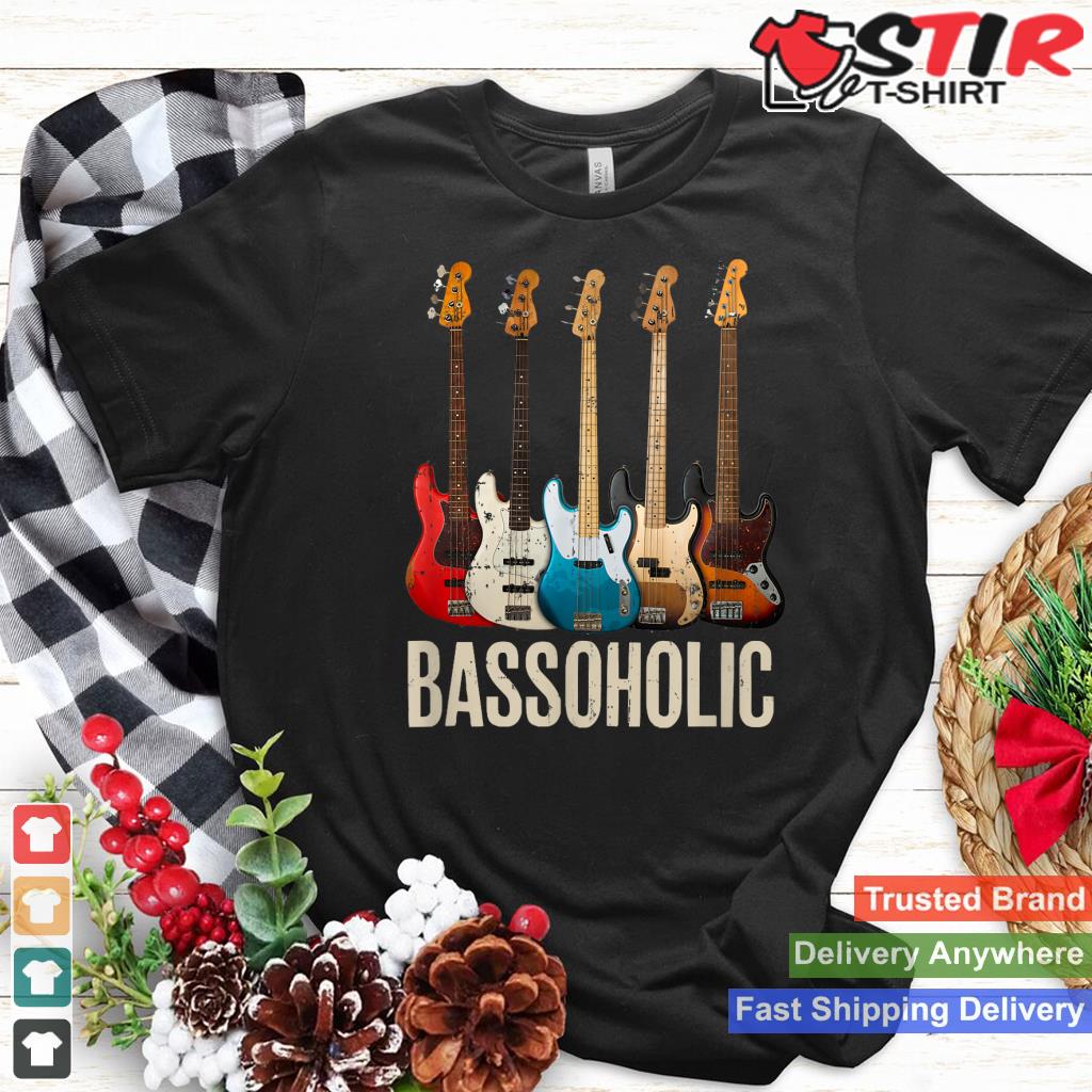 Bassoholic Gift For Collector Bass Guitar Player Bassist_1