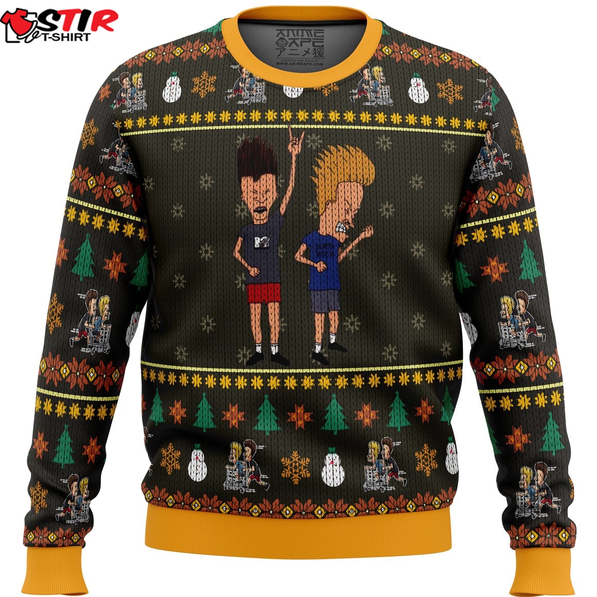 Beavis And Butthead Rock On Ugly Christmas Sweater Stirtshirt