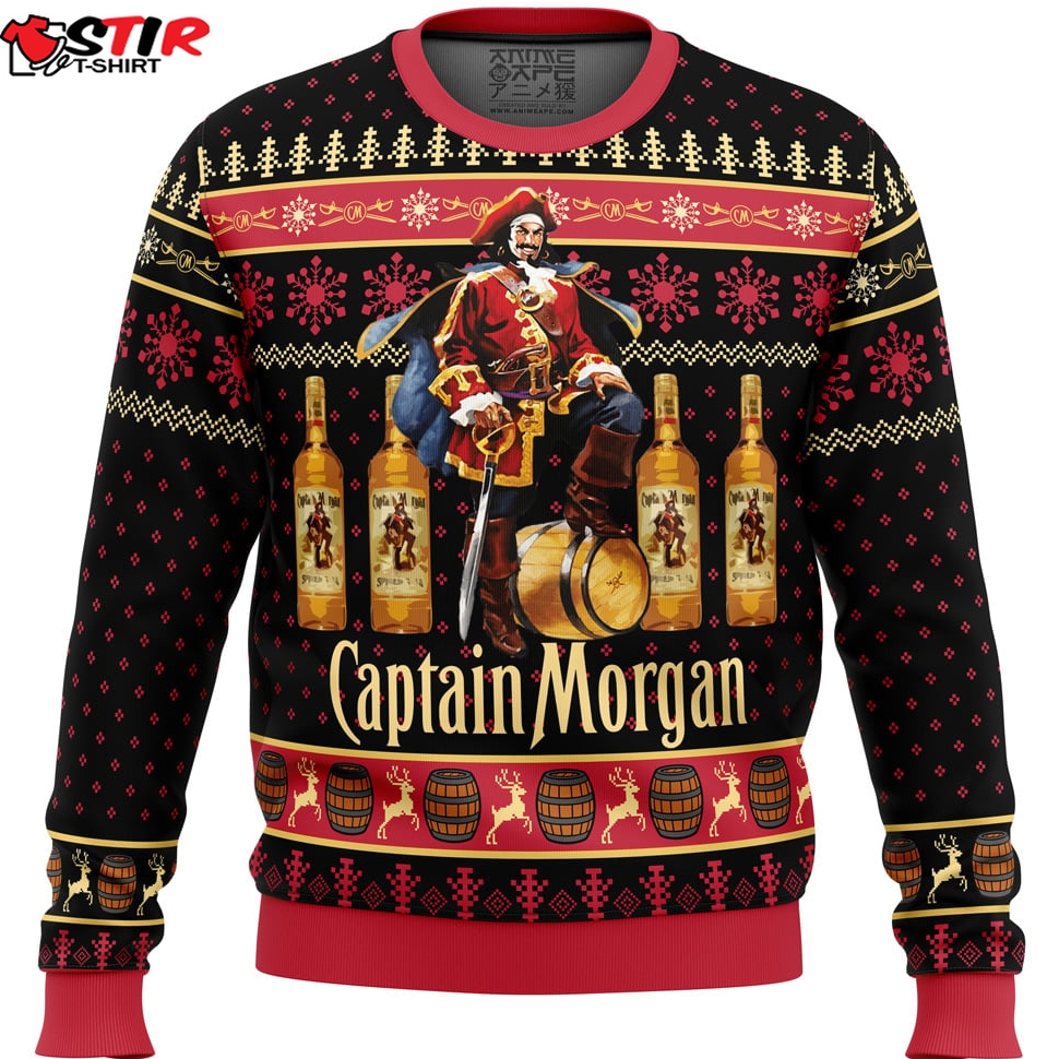 Captain Morgan Ugly Christmas Sweater Stirtshirt