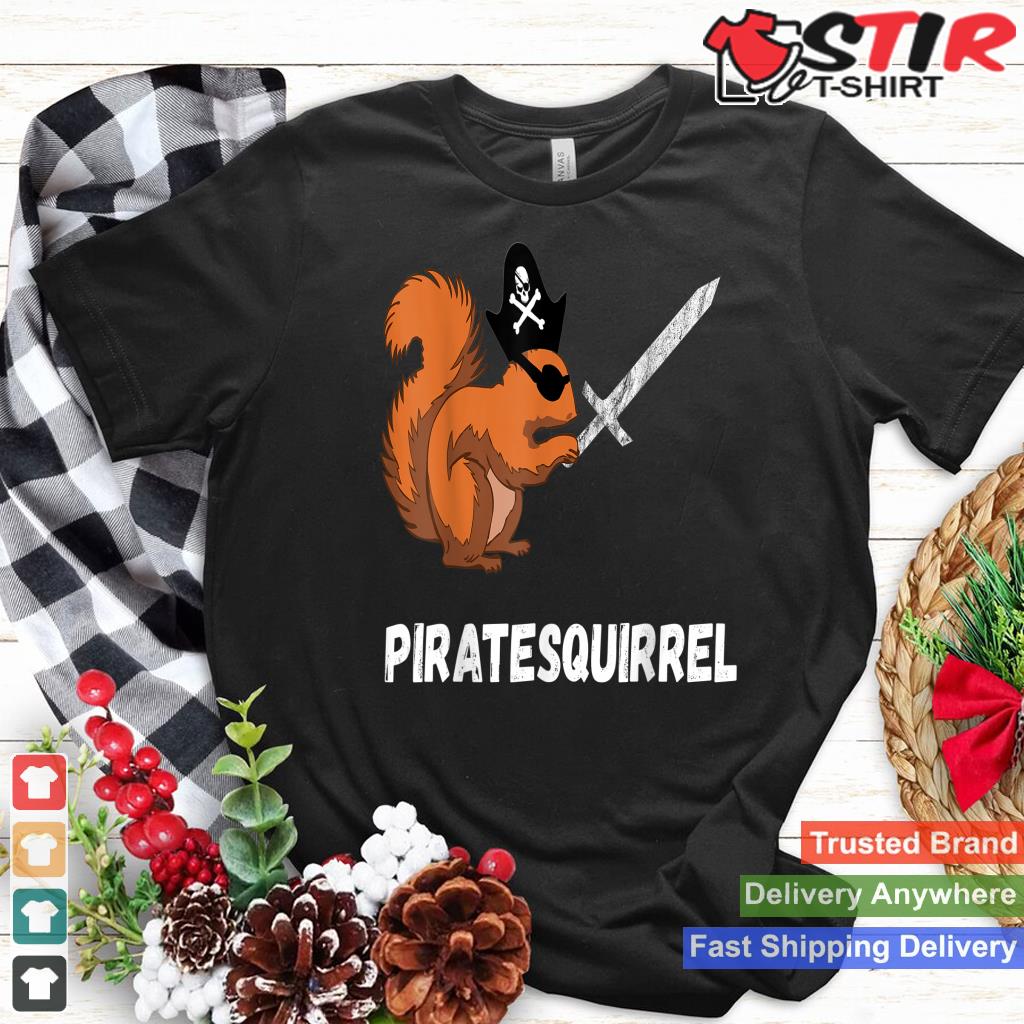 Captain Squirrel Swords Rodent Humor Funny T Shirts Gifts