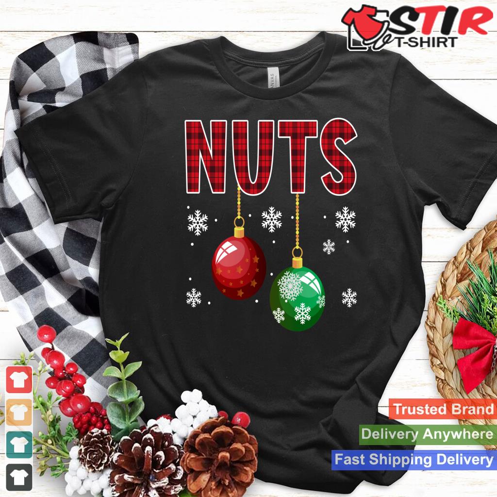 Chest Nuts Matching Chestnuts Funny Christmas Couples Nuts Long Sleeve_1