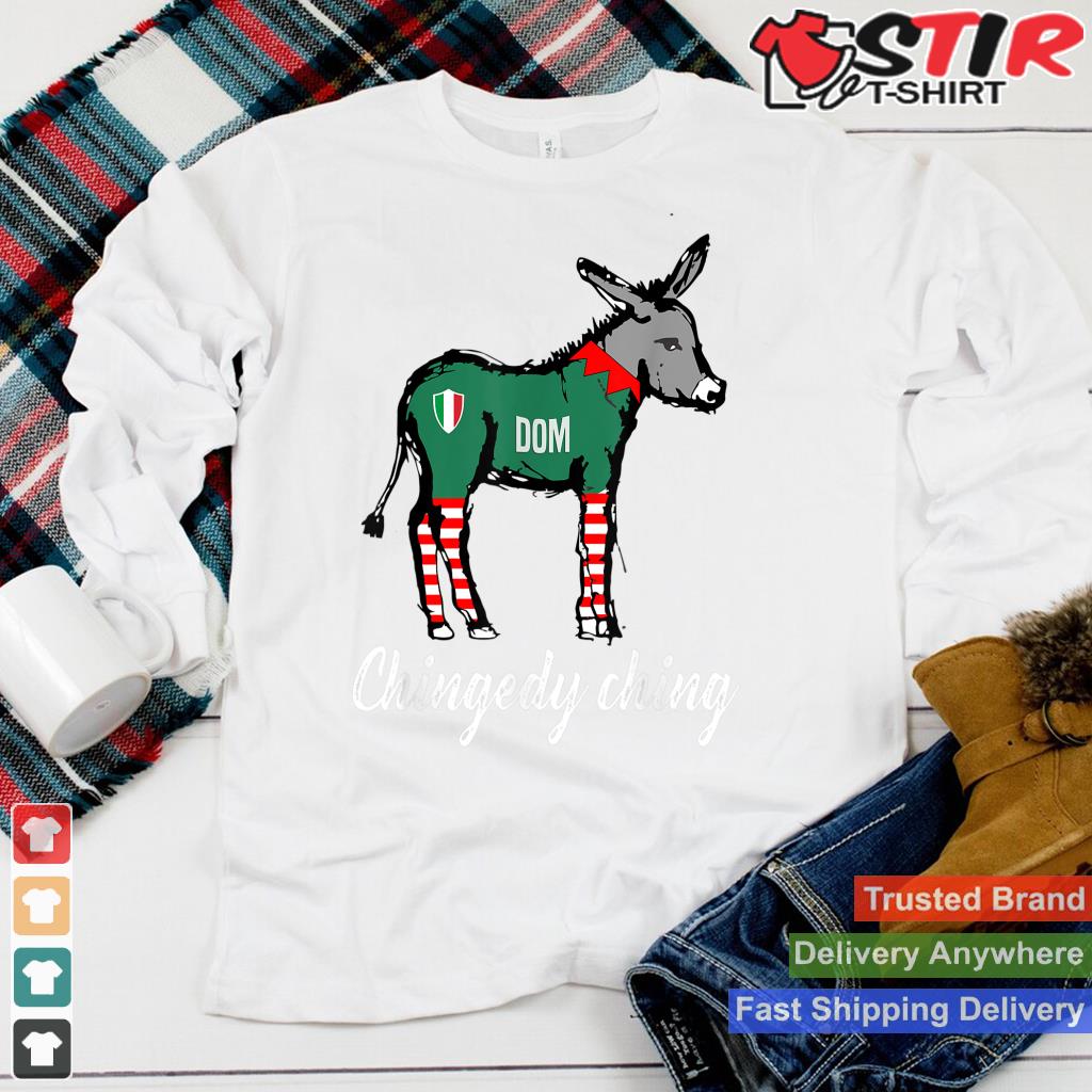 Chingedy Ching Italian Christmas Donkey T Shirt