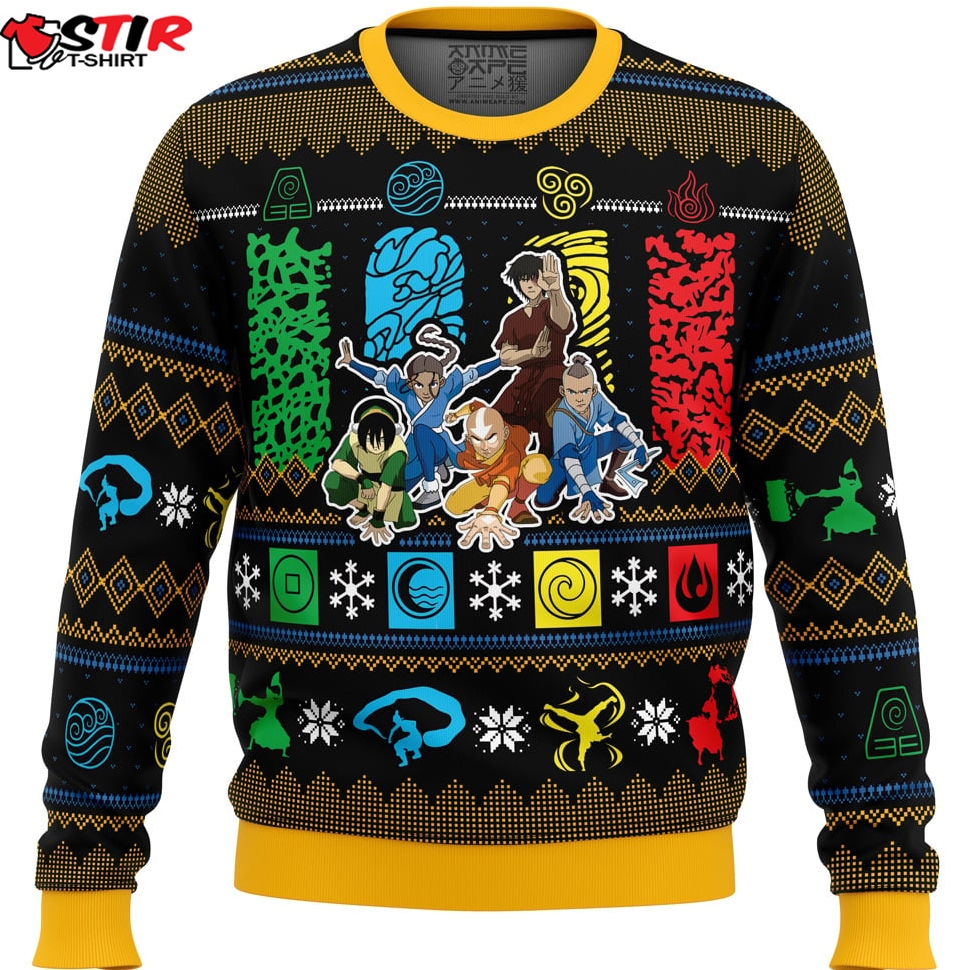 Christmas Avatar Last Airbender Ugly Christmas Sweater Stirtshirt