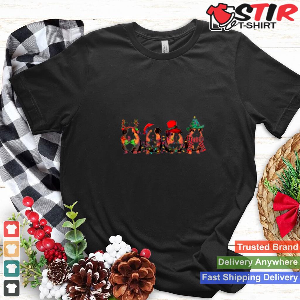 Christmas Guinea Pig Santa Hat Shirt Shirt Hoodie Sweater Long Sleeve