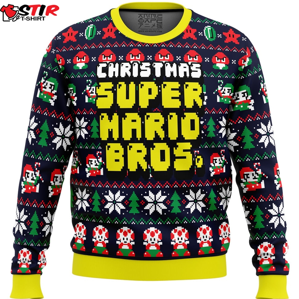 Christmas Super Mario Bros Ugly Christmas Sweater Stirtshirt