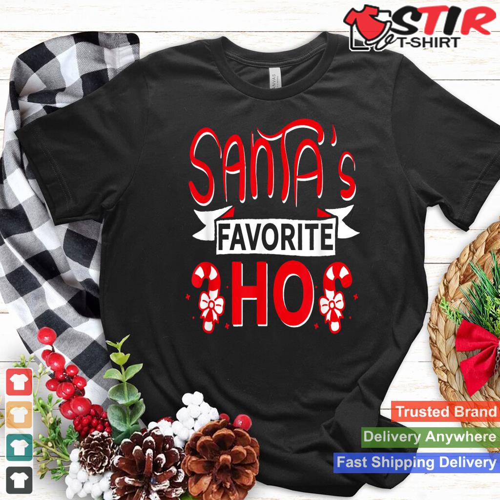 Christmas T Shirt Santa's Favorite Ho  Men Women Gift_1