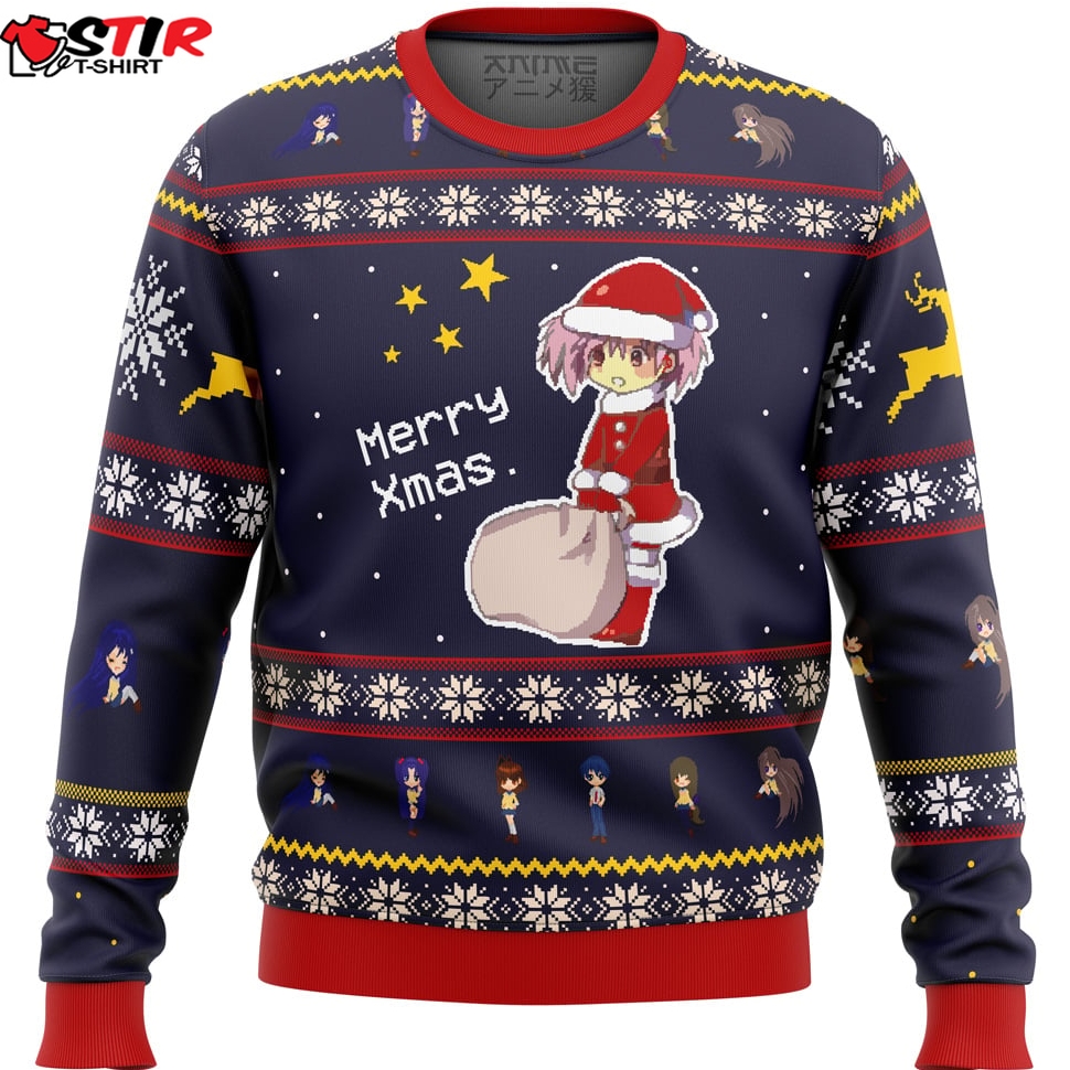Clannad Merry Xmas Ugly Christmas Sweater Stirtshirt