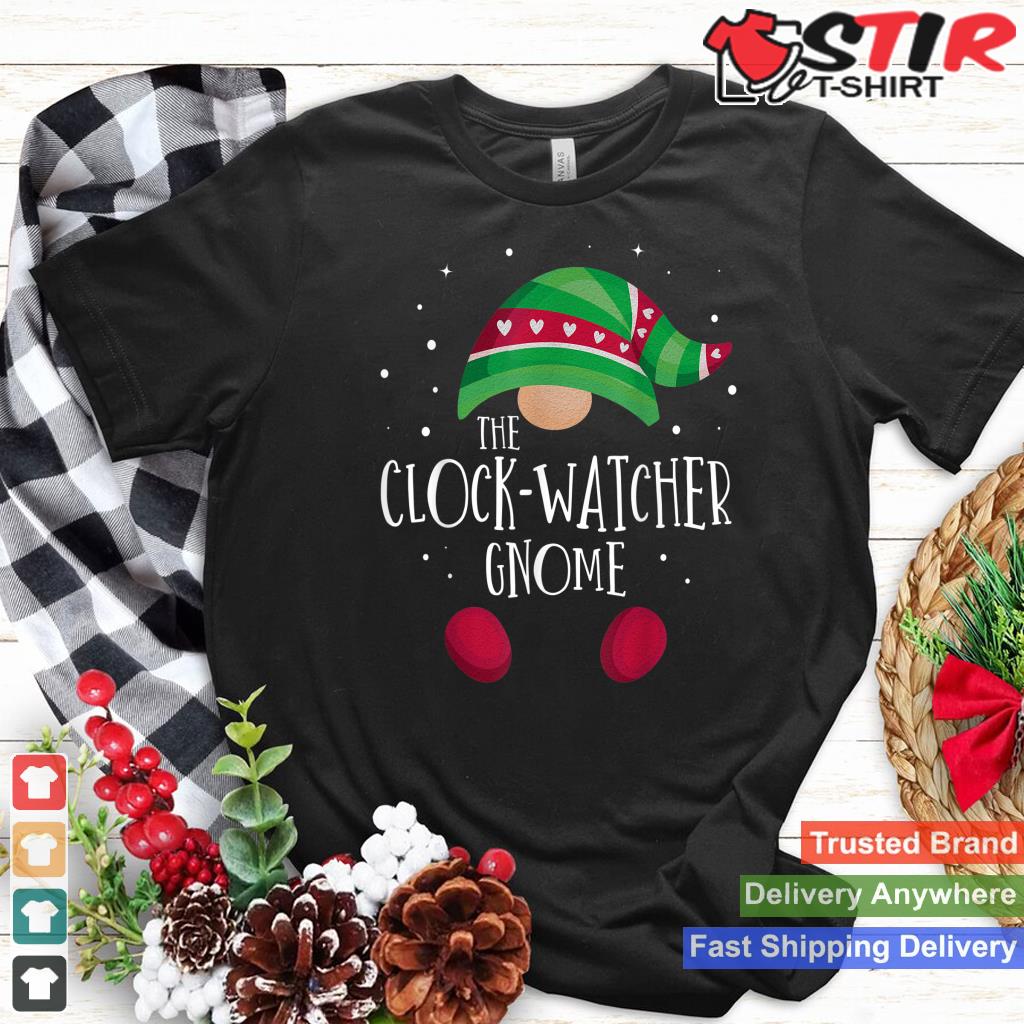Clock Watcher Gnome Family Matching Christmas Pajamas