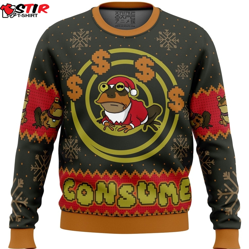 Consume Futurama Ugly Christmas Sweater Stirtshirt