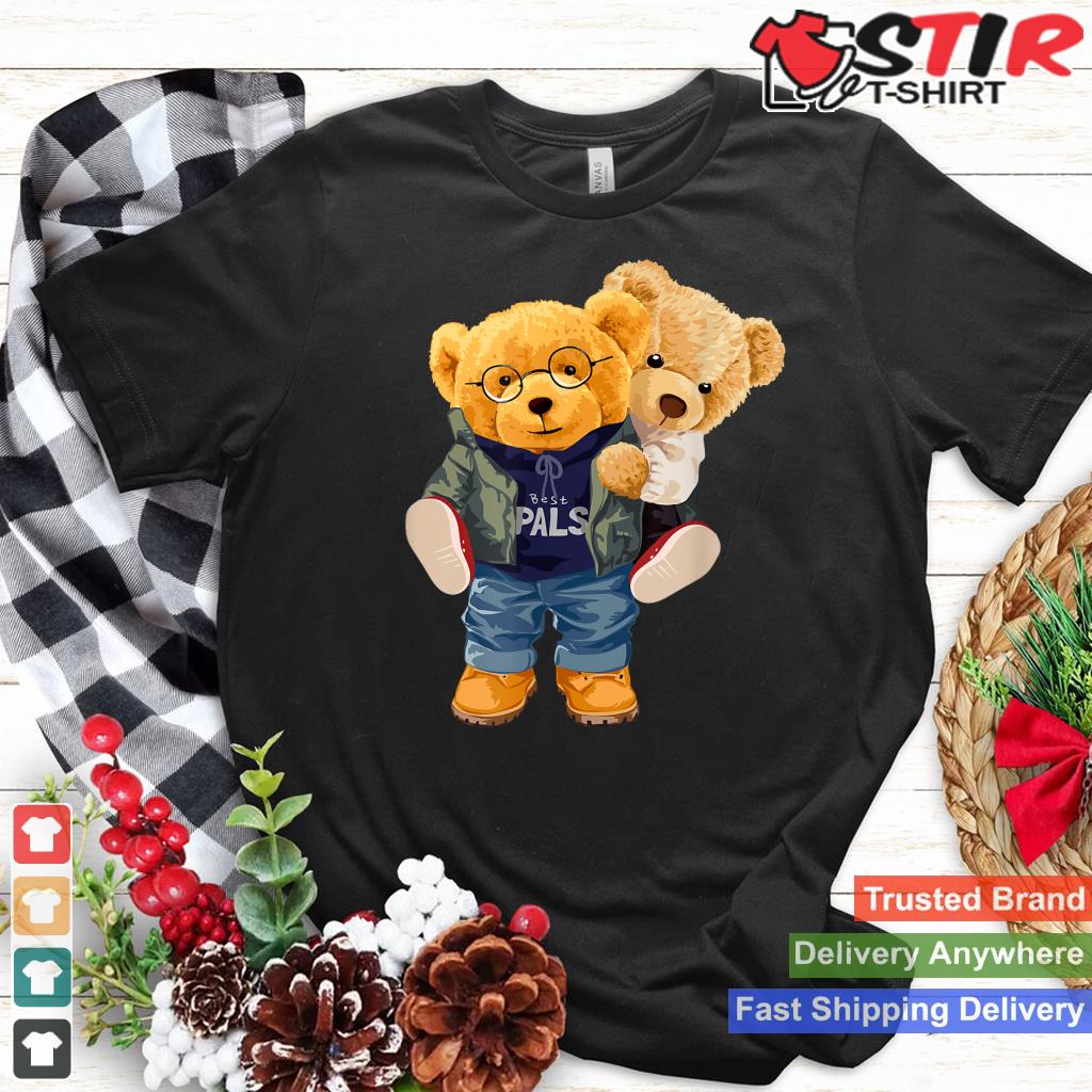 Cool Teddy Bear Boys Best Friends Style Illustration Graphic