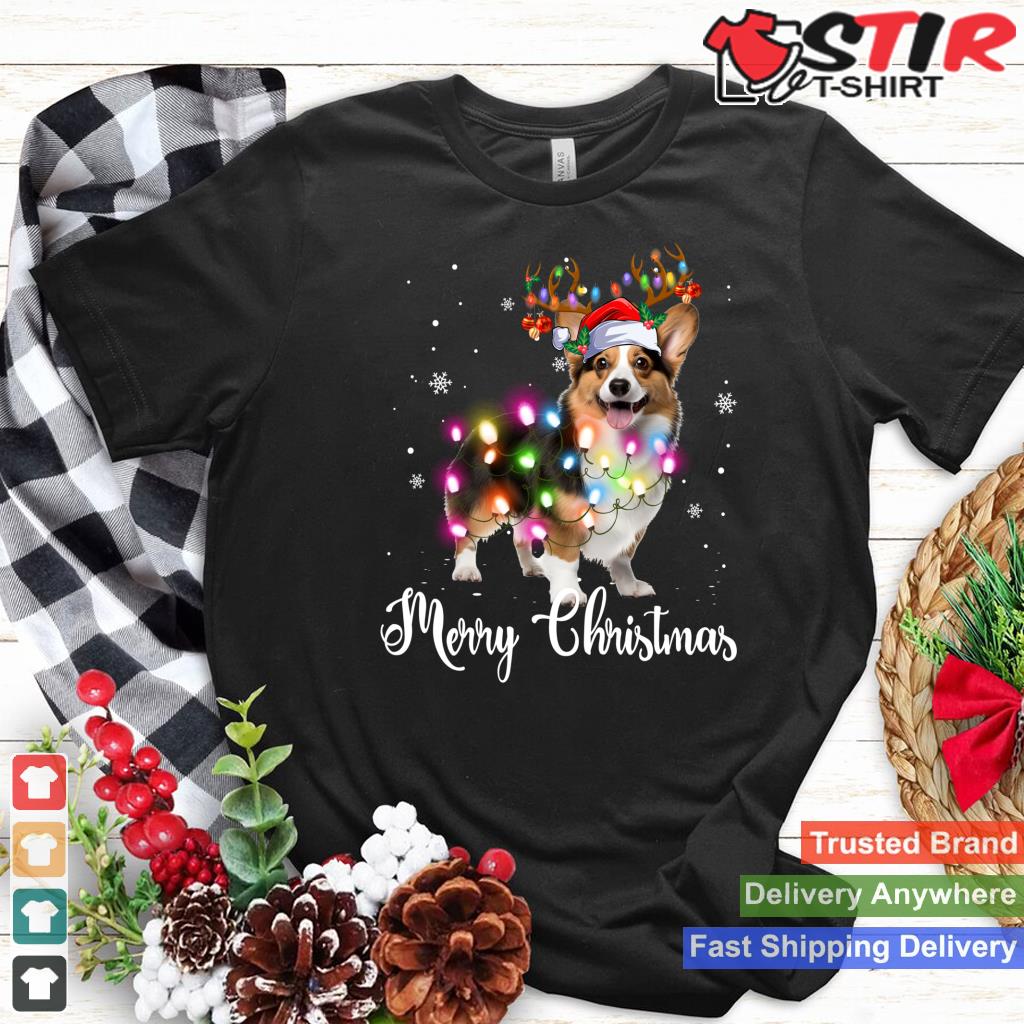 Corgi Christmas Reindeer Dog Lover Long Sleeve_1